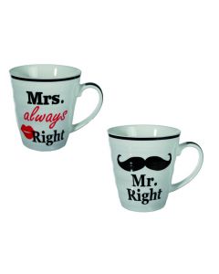 Mr. Right & mrs. Always Right mokken