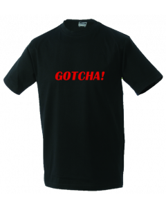 Heren T-shirt GOTCHA! black